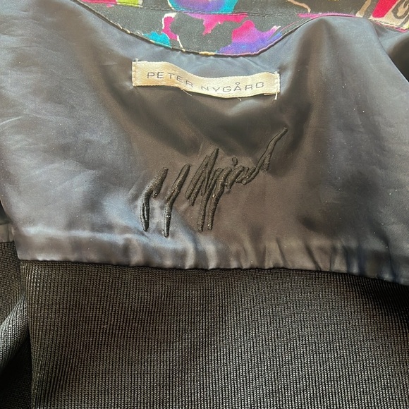 Peter Nygard - no size, stretch retro jacket/bomber - Picture 7 of 10